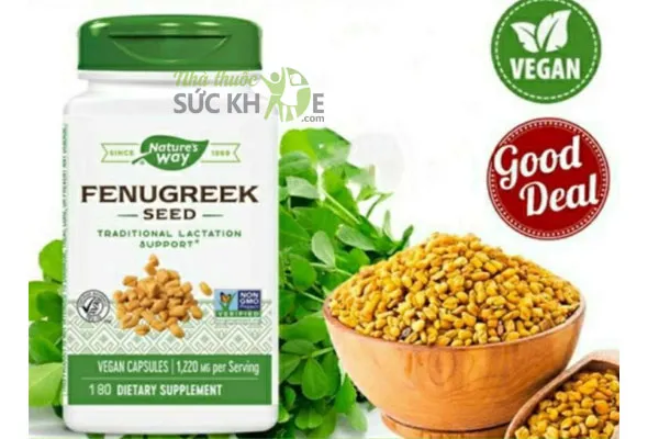 Vi&ecirc;n uống lợi sữa Fenugreek Seed