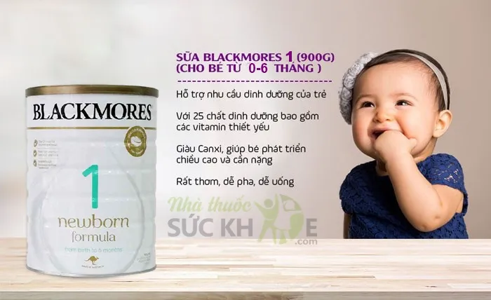 Sữa bột Blackmores Newborn Formula 1, sữa bột pha sẵn cho b&eacute; dưới 1 tuổi