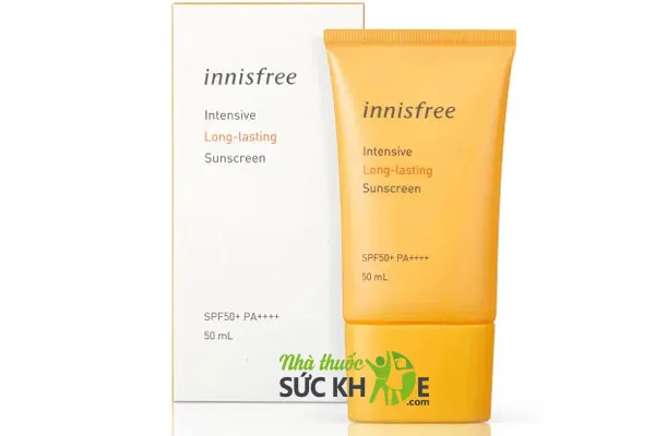 Kem chống nắng vật l&yacute; cho da dầu Innisfree Long Lasting SPF50+ PA++++