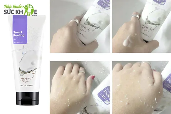 Kem tẩy tế b&agrave;o chết da mặt H&agrave;n Quốc The Face Shop White Jewel Peeling
