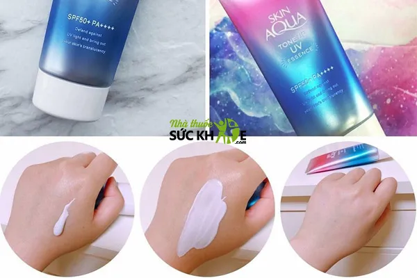 Kem chống nắng Skin Aqua Toner Up cho da dầu m&ugrave;a đ&ocirc;ng