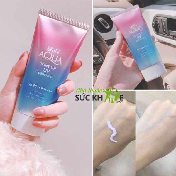 Kem chống nắng nâng tone Skin Aqua Tone Up UV Essence