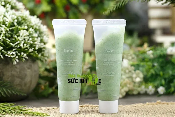 Tẩy tế b&agrave;o chết mặt cho da dầu mụn tại nh&agrave; Huxley Scrub Mask Sweet Therapy