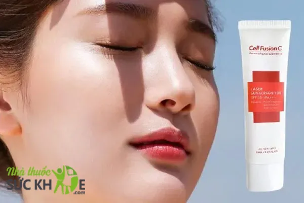 kem chống nắng cho da kh&ocirc; nhạy cảm Cell Fusion C
