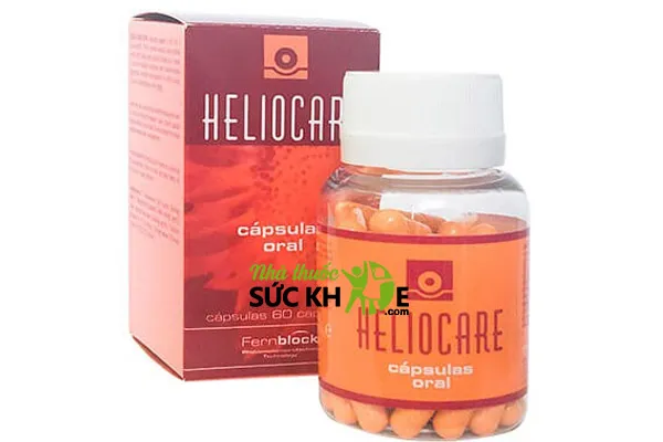 Vi&ecirc;n uống chống nắng trắng da Heliocare Capsulas Oral