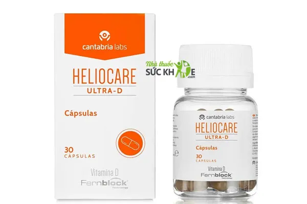 Vi&ecirc;n uống chống nắng từ b&ecirc;n trong Heliocare Ultra- D