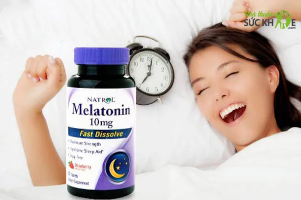 Vi&ecirc;n uống gi&uacute;p ngủ ngon Natrol 10mg