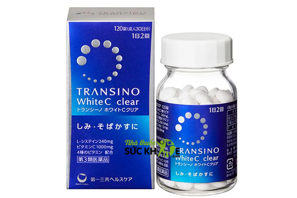 Vi&ecirc;n uống trắng da của Nhật Transino White C