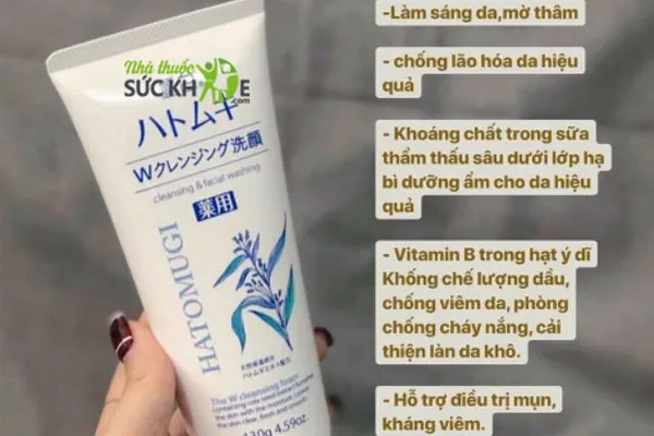 Sữa rửa mặt &Yacute; Dĩ Hatomugi Naturie