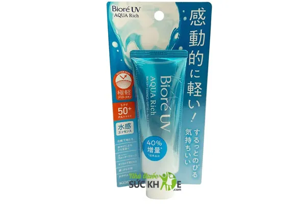 Kem chống nắng chống nước Biore Aqua Rich Watery Essence