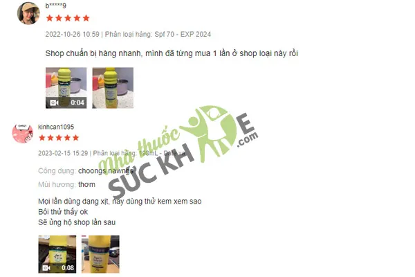 Review xịt chống nắng Neutrogena từ người dùng