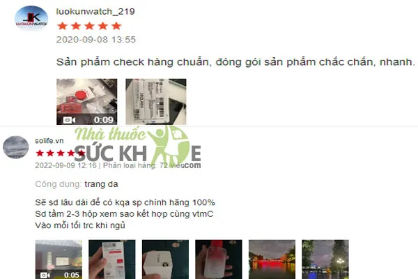 review Vi&ecirc;n uống Glutathione Oneday Collagen&nbsp;&nbsp;
