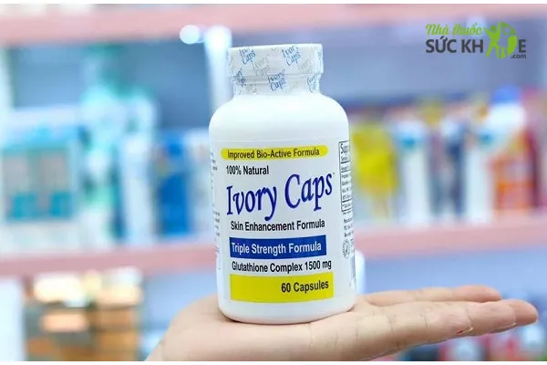 Vi&ecirc;n uống trắng da Ivory Caps Glutathione