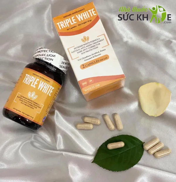 Vi&ecirc;n uống trắng da Dietary Supplement Triple White