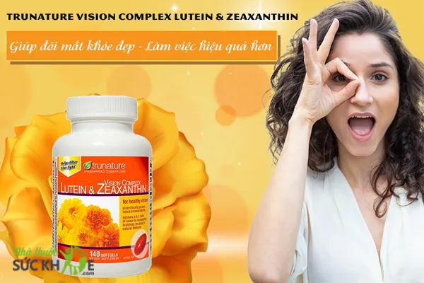 Vi&ecirc;n uống bổ mắt Lutein & Zeaxanthin Trunature