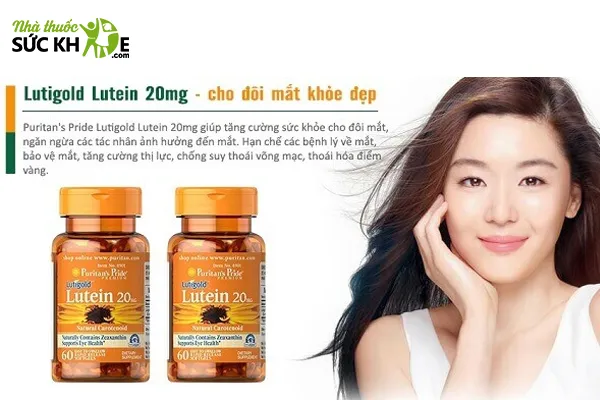Thuốc bổ mắt của Mỹ Lutein Puritan&rsquo;s Pride