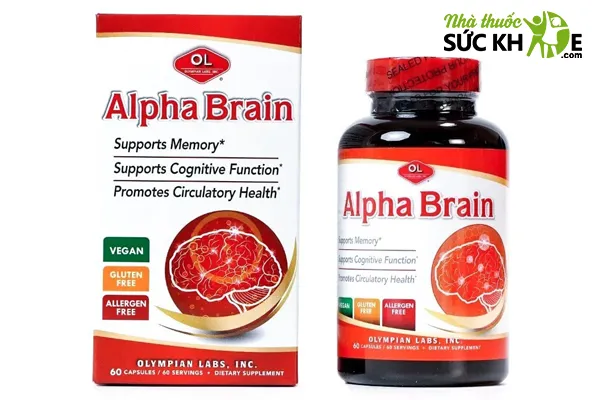 Vi&ecirc;n uống bổ n&atilde;o cho học sinh Alpha Brain Olympian Labs 