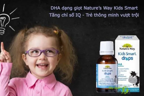 DHA dạng giọt Nature&rsquo;s Way Kids Smart Drops