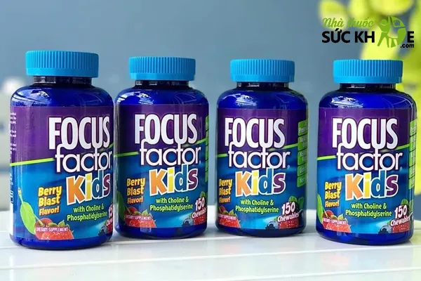 Kẹo hỗ trợ tăng cường tr&iacute; n&atilde;o ở trẻ nhỏ, Focus Factor Kids