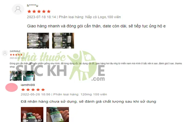 Review Vi&ecirc;n uống bổ n&atilde;o cho học sinh Nature&rsquo;s Bounty Ginkgo Biloba