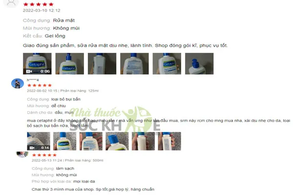 Review sữa rửa mặt Cetaphil Gentle Skin Cleanser từ người dùng