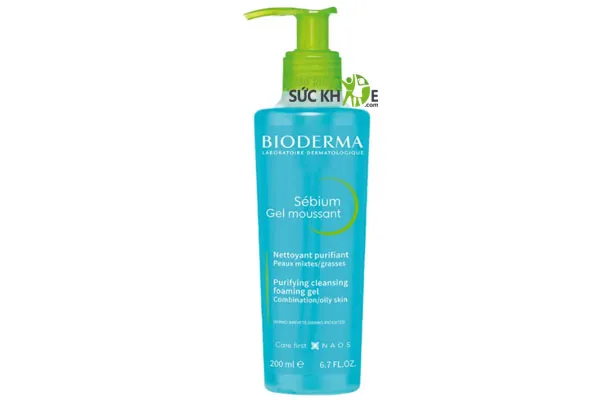 Sữa rửa mặt se kh&iacute;t lỗ ch&acirc;n l&ocirc;ng Bioderma Sebium Foaming Gel