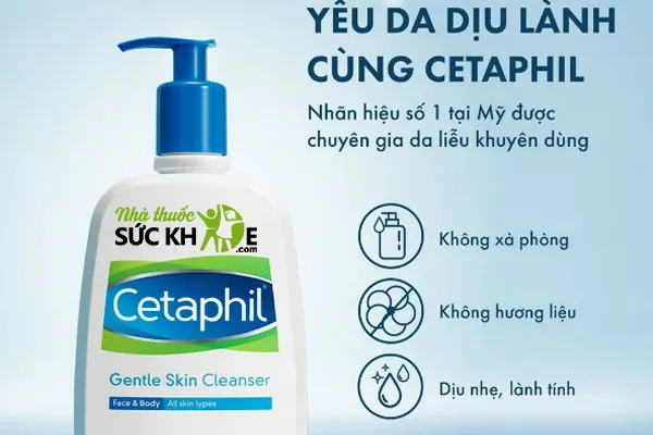 Sữa rửa mặt Cetaphil của Mỹ