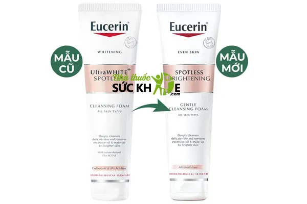 Sữa rửa mặt kh&ocirc;ng bọt trắng da Eucerin White Therapy Cleansing Foam