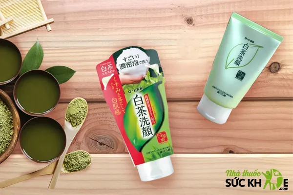 Sữa rửa mặt dạng Gel Nhật Bản Rohto Shirochasou Green Tea