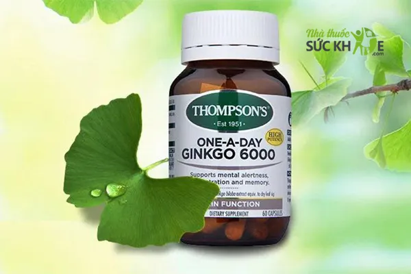Thuốc tăng cường tr&iacute; nhớ v&agrave; khả năng tập trung Thompson&rsquo;s One A Day Ginkgo