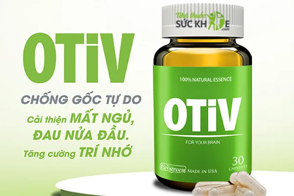 Vi&ecirc;n uống bổ n&atilde;o tăng cường tr&iacute; nhớ cho học sinh Otiv