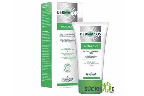 Sữa rửa mặt Dermacos Anti Acne Deep Cleansing Gel