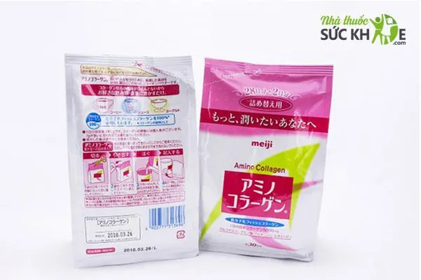 Collagen dạng bột của Nhật Meiji Amino