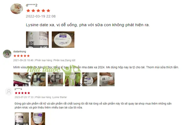 Review bột tăng chiều cao cho b&eacute; Bio Island Lysine Starter