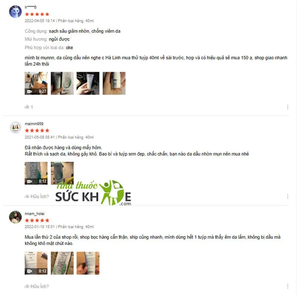 Review sữa rửa mặt trị mụn cho nam tuổi dậy th&igrave; ISIS Pharma TeenDerm Gel