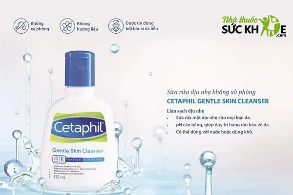 Sữa rửa mặt trị mụn cho nam Cetaphil
