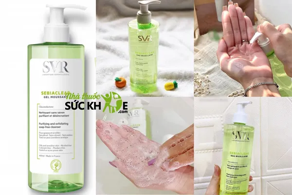Sữa rửa mặt SVR Sebiaclear Gel Moussant