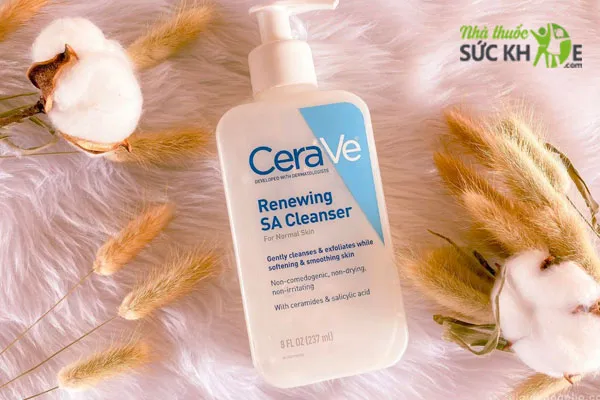 Sữa rửa mặt cho da thường Cerave Renewing SA Cleanser