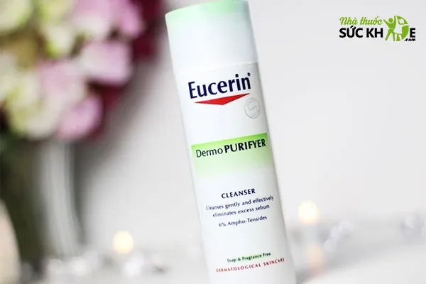 Sữa rửa mặt của Đức cho da dầu mụn Eucerin Dermo Purifyer