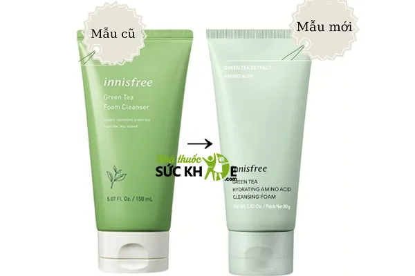 Sữa rửa mặt trị mụn Innisfree Green Tea Foam Cleanser