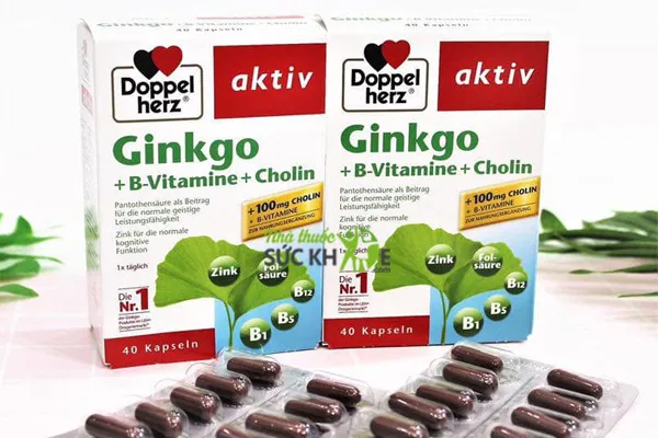 Thuốc bổ n&atilde;o cho người gi&agrave; của Đức Ginkgo Doppelherz Aktiv