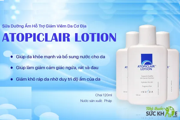 Kem dưỡng ẩm cho b&eacute; Atopiclair Lotion