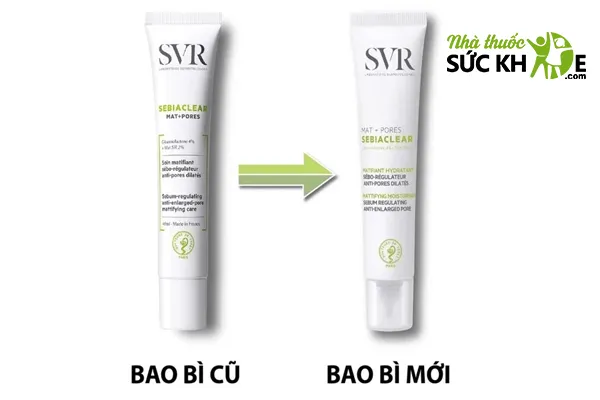 Kem dưỡng se khít lỗ chân lông cho da dầu SVR Sebiaclear