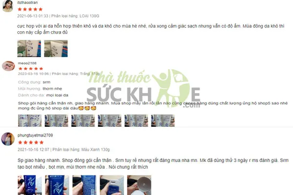 Review sữa rửa mặt Hatomugi ý dĩ