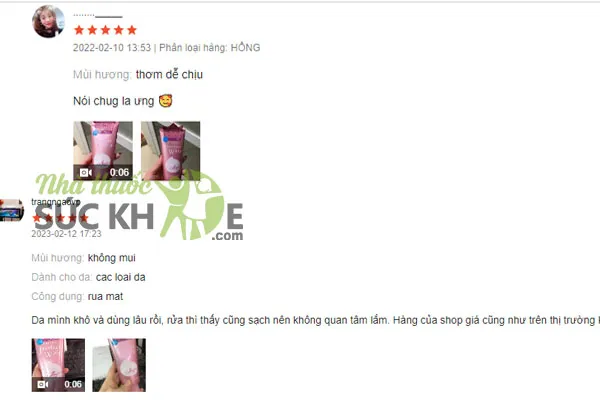 Review sữa rửa mặt dành cho da thường Senka Perfect Whip Collagen in