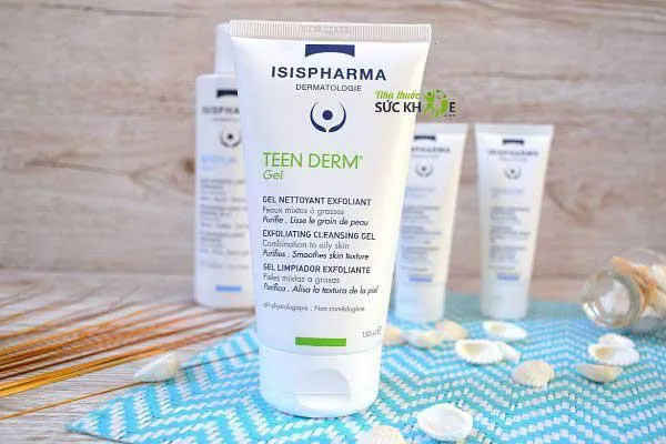 Sữa rửa mặt trị mụn ISIS Pharm TeenDerm Gel