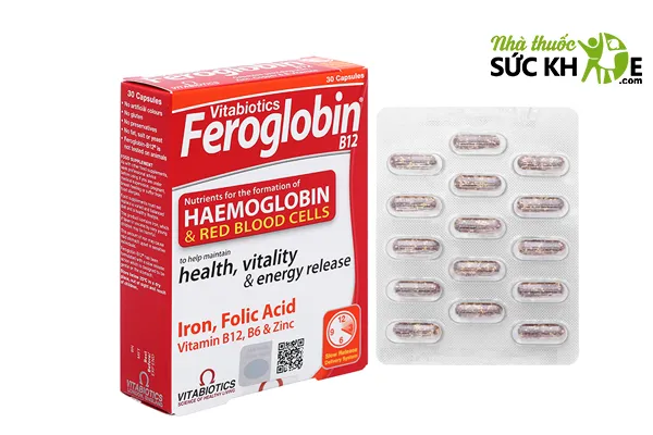 Thuốc bổ m&aacute;u Feroglobin