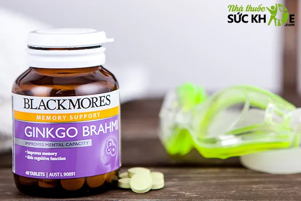 Thuốc bổ n&atilde;o cho học sinh Blackmores Ginkgo Brahmi