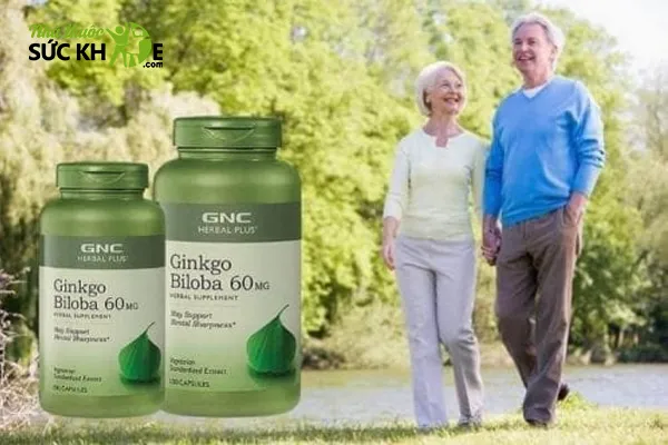 Thuốc bổ n&atilde;o của Mỹ GNC Herbal Plus Ginkgo Biloba