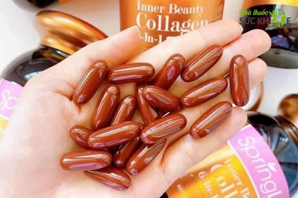Vi&ecirc;n uống Collagen của &Uacute;c Spring Leaf Inner Beauty Plu